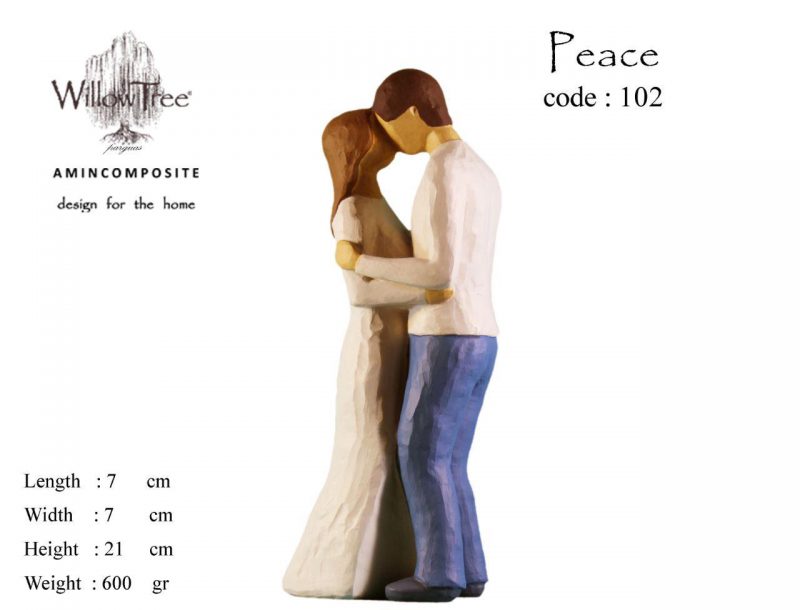 مجسمه ویلوتری مدل صلح کد 102