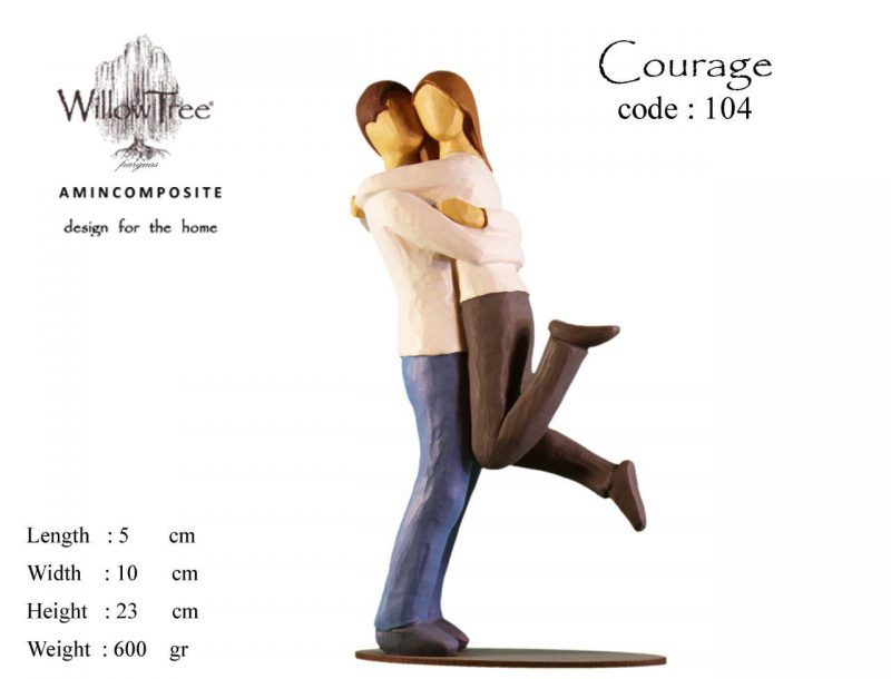 مجسمه ویلوتری مدل شجاعت کد 104 WillowTree Courage 104 Statue