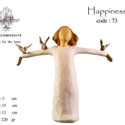 مجسمه ویلوتری مدل سعادت کد 73 WillowTree Happiness 73 Statue