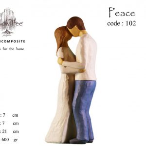 مجسمه ویلوتری مدل صلح کد 102