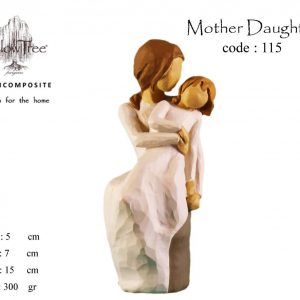 مجسمه ویلوتری مدل مادر و دختر کد 115 WillowTree Mother And Daughter 115 Statue