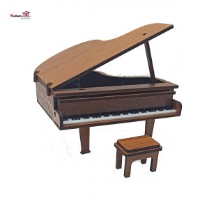 پیانو رویال ساز دکوری چوبی Royal wooden piano decorative instrument